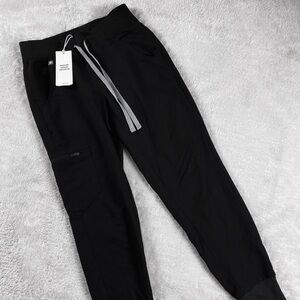 FIGS Black Zamora Jogger Scrubs Size XXS